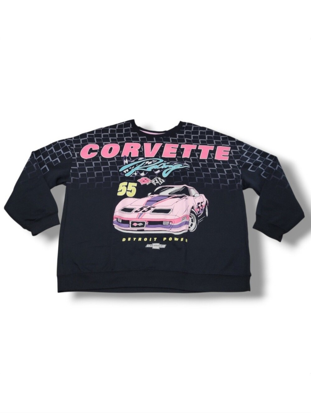 Chevrolet Corvette Sweatshirt Size XXL Women's General Motors Graphic Sweatshirt